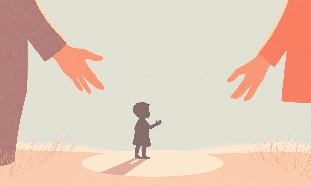 ההבדל בין ניכור הורי לסרבנות קשר – ילד בין שני הורים